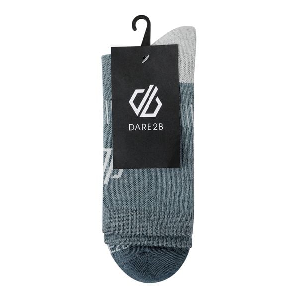 Skarpety unisex trekkingowe Merino Dare 2b. Białe skarpety Dare 2B, bez wzorów, z materiału. Za 89.99 zł.