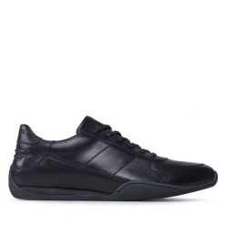 Półbuty GINO ROSSI. Niebieskie eleganckie półbuty Gino Rossi, bez wzorów, bez obcasa, bez zapięcia. Za 309.99 zł.