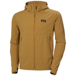 Kurtka wodoodporna z kapturem Helly Hansen Blaze Softshell. Brązowe kurtki softshell Helly Hansen, m, bez wzorów, z softshellu, z kapturem. Za 638.50 zł.