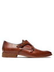 Lloyd Półbuty Newton 14-120-04 Brązowy. Brązowe eleganckie półbuty Lloyd, bez wzorów, ze skóry, bez obcasa, bez zapięcia. Za 699.99 zł.