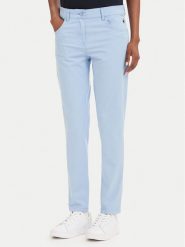 Beverly Hills Polo Club Chinosy P-SS26W-T586585 Granatowy Slim Fit. Niebieskie eleganckie spodnie Beverly Hills Polo Club, m, z bawełny. Za 211.99 zł.
