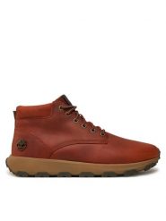Timberland Sneakersy Winsor Park Mid TB0A69MNEJD1 Brązowy. Brązowe buty sportowe casual Timberland, bez wzorów, ze skóry, bez zapięcia. Za 479.99 zł.