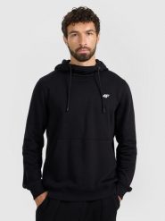 4F Bluza dresowa nierozpinana z kapturem męska - czarna 3XL. Czarne bluzy z kapturem 4F, m, bez wzorów, z dresówki, z kapturem. Za 159.99 zł.