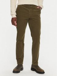 Tommy Hilfiger Spodnie materiałowe MW0MW32932 Khaki Regular Fit. Brązowe spodnie materiałowe Tommy Hilfiger, m, bez wzorów, z materiału. Za 649.99 zł.