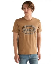 MESKA KOSZULKA WRANGLER AMERICANA TEE ERMINE 112378475. T-shirty Wrangler, xxl, bez wzorów, bez kołnierzyka, bez ramiączek. Za 69.99 zł.