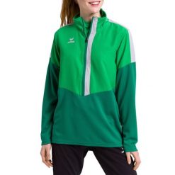 Bluza rozpinana Erima Worker Squad. Zielone bluzy z polaru Erima, m, bez wzorów, z polaru, bez kaptura. W wyprzedaży za 128.00 zł.