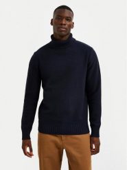 Selected Homme Golf 16086644 Granatowy Regular Fit. Niebieskie golfy Selected Homme, m, bez wzorów, z bawełny, bez kołnierzyka, bez ramiączek. Za 119.99 zł.