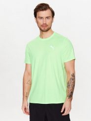 Puma Koszulka techniczna Run Favorite 523150 Zielony Regular Fit. Zielone t-shirty sportowe Puma, bez wzorów, z syntetyku, bez ramiączek, do biegania. Za 79.99 zł.