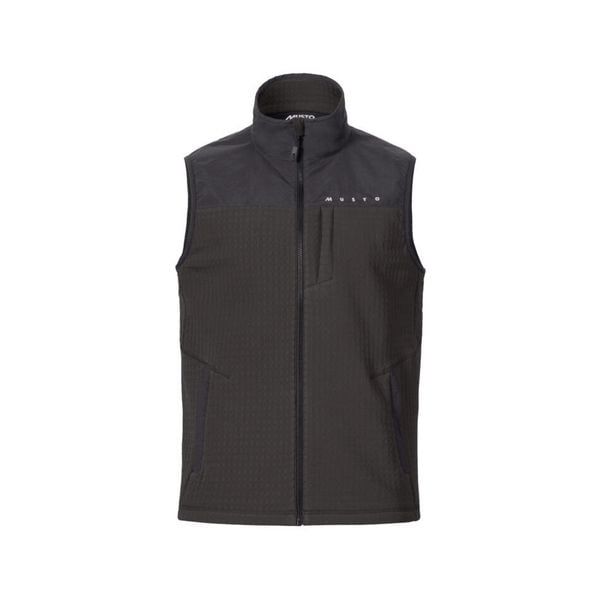 Kurtka bez rękawów Musto Evo Venture. Czarne kurtki Musto, bez wzorów, bez kaptura. Za 578.50 zł.