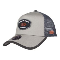 Czapka W-TRUCKER 1. Szare czapki z daszkiem WINDSON, bez wzorów, z bawełny. Za 62.00 zł.