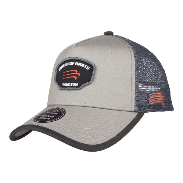 Czapka W-TRUCKER 1. Szare czapki z daszkiem WINDSON, bez wzorów, z bawełny. Za 62.00 zł.