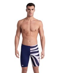 Spodenki Treningowe Arena Multi Stripes Swim Jammer. Białe krótkie spodenki sportowe Arena, m, bez wzorów, z materiału. Za 201.98 zł.