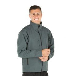 Męska Klasyczna Kurtka Soft Shell. Szare kurtki RESULT, m, bez wzorów, z elastanu, bez kaptura. Za 184.99 zł.