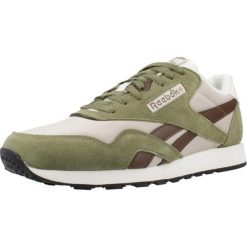 Buty REEBOK 100245059R Zielony. Zielone buty turystyczne Reebok, bez wzorów, ze skóry, bez zapięcia, trekkingowe. Za 278.99 zł.