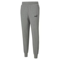 Spodnie treningowe męskie Puma Ess Logo Pants TR CL. Szare spodnie treningowe długie Puma, m, bez wzorów, z dresówki. Za 118.80 zł.