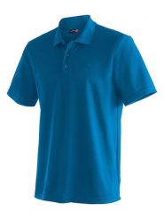 Maier Sports Funkcyjna koszulka polo "Ulrich" w kolorze niebieskim rozmiar: XL. Niebieskie koszulki polo Maier Sports, xl, bez wzorów, z materiału, bez kołnierzyka, bez ramiączek, outdoorowe. Za 127.05 zł.