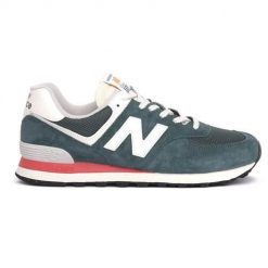 Buty do chodzenia męskie New Balance Vpg U574. Zielone buty sportowe casual New Balance, bez wzorów, z materiału, bez zapięcia. Za 456.00 zł.