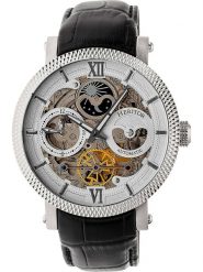 Heritor Zegarek automatyczny "Aries" w kolorze srebrno-czarnym rozmiar: onesize. Czarne, analogowe zegarki Heritor, ze stali. Za 630.99 zł.