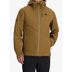Kurtka z membraną męska Outdoor Research Foray 3L Jacket. Brązowe kurtki OUTDOOR RESEARCH, l, bez wzorów, bez kaptura. Za 1,017.99 zł.