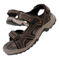 Buty sportowe męskie sandały Grisport. Brązowe sandały Grisport, bez zapięcia. Za 119.99 zł.