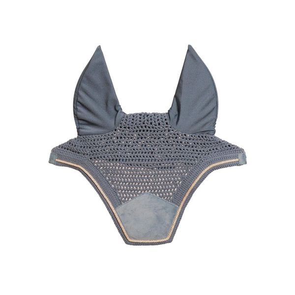 Czapka przeciw muchom dla konia z dźwiękochłonnym welurem Kentucky Horsewear Wel. Niebieskie czapki zimowe KENTUCKY HORSEWEAR, bez wzorów, z weluru. Za 392.50 zł.