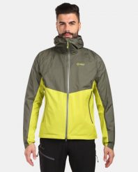 Męska kurtka hardshell Kilpi HURRICANE-M. Zielone kurtki Kilpi, na zimę, l, bez wzorów, z hardshellu, bez kaptura. Za 731.89 zł.