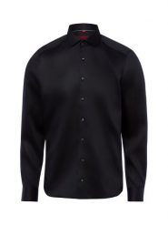 Finshley & Harding koszula biznesowa - non-iron Mężczyźni Slim Fit Bawełna czarny, 42. Czarne koszule Finshley & Harding, m, bez wzorów, z bawełny, bez kołnierzyka, bez ramiączek. Za 199.95 zł.