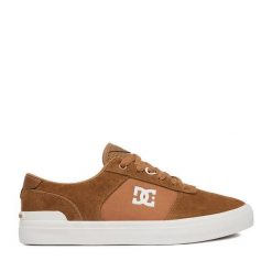 Tenisówki DC Shoes. Brązowe trampki DC Shoes, m, bez wzorów, bez zapięcia. Za 249.99 zł.