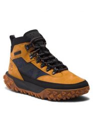 Timberland Sneakersy Gs Motion 6 Mid F/L Wp TB0A67JC2311 Brązowy. Brązowe buty sportowe casual Timberland, bez wzorów, z nubiku, bez zapięcia. Za 849.99 zł.