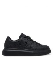 Just Cavalli Sneakersy 78QA3SBE ZSC31 Czarny. Czarne buty sportowe casual Just Cavalli, bez wzorów, ze skóry, bez zapięcia. Za 739.99 zł.