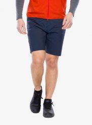 Szorty rowerowe Fjallraven Hoja Hybrid Shorts. Niebieskie krótkie spodenki sportowe Fjällräven, m, bez wzorów, z bawełny, rowerowe. Za 544.49 zł.