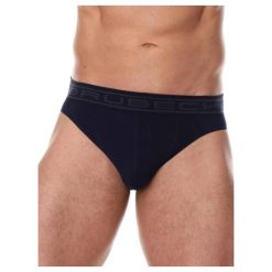 Slipy bawełniane męskie Brubeck Comfort Cotton. Niebieskie slipki Brubeck, l, bez wzorów, z bawełny. Za 41.99 zł.