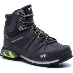 Trekkingi MILLET - High Route Gtx MIG1784 Black/Acid Green 7216. Czarne trekkingi Millet, bez wzorów, z gore-texu, bez zapięcia. W wyprzedaży za 599.00 zł.
