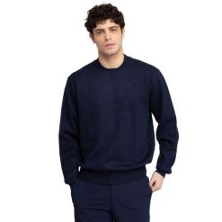Męski sweter golfowy Siroko Bogey Navy. Niebieskie golfy SIROKO, m, bez wzorów, z dzianiny, bez ramiączek. Za 296.00 zł.