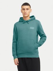 Jack & Jones Bluza Corp 12152840 Zielony Regular Fit. Zielone bluzy Jack & Jones, m, bez wzorów, z bawełny, bez kaptura. Za 139.99 zł.