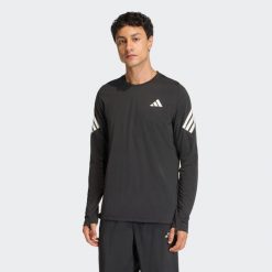 Koszulka do biegania z długim rękawem adi365 Iconic///. Czarne buty do biegania Adidas, bez wzorów, bez zapięcia, do biegania, climacool (adidas). Za 179.00 zł.