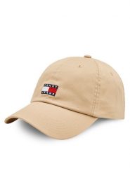 Tommy Jeans Czapka z daszkiem Tjm Heritage 6 Panel Cap AM0AM12020 Beżowy. Brązowe czapki z daszkiem Tommy Jeans, bez wzorów, z jeansu. Za 119.99 zł.