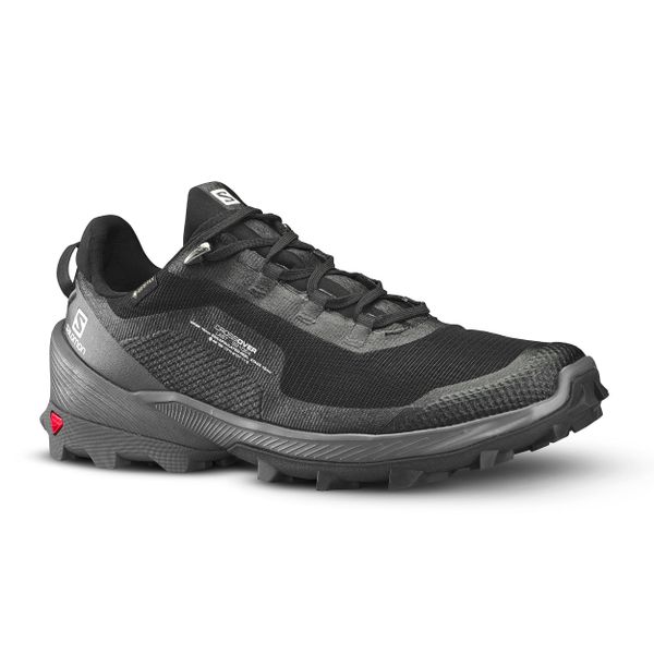 Buty turystyczne męskie Salomon Crossover Gore-Tex. Brązowe buty turystyczne Salomon, bez wzorów, z gore-texu, bez zapięcia, trekkingowe, gore-tex. Za 399.99 zł.