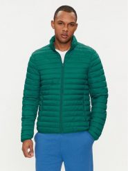 United Colors Of Benetton Kurtka puchowa 2BA2UN028 Zielony Regular Fit. Zielone kurtki United Colors Of Benetton, m, bez wzorów, z puchu, bez kaptura. Za 229.99 zł.