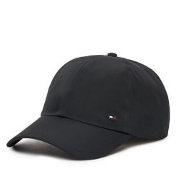 Czapka z daszkiem Tommy Hilfiger. Czarne czapki z daszkiem Tommy Hilfiger, bez wzorów. Za 159.99 zł.