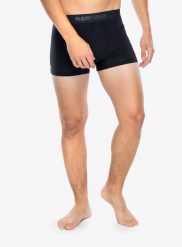 Bokserki termoaktywne męskie Super.natural Tundra175 Boxer 2-Pack. Czarne bokserki super.natural, m, bez wzorów, z materiału. Za 356.39 zł.