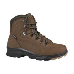 Buty trekkingowe unisex Alpinus Atawiros Mid. Brązowe trekkingi Alpinus, bez wzorów, bez zapięcia. Za 499.00 zł.