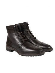 Geox Buty "U Brenson A" | U948AA04622 | Mężczyzna | Brązowy. Brązowe botki sznurowane Geox, bez wzorów, ze skóry, bez obcasa, bez zapięcia. W wyprzedaży za 369.00 zł.