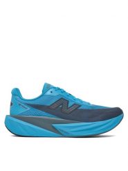 New Balance Buty do biegania FuelCell Rebel v5 MFCX9SG Niebieski. Niebieskie buty do biegania New Balance, bez wzorów, z materiału, bez zapięcia, do biegania. Za 699.99 zł.