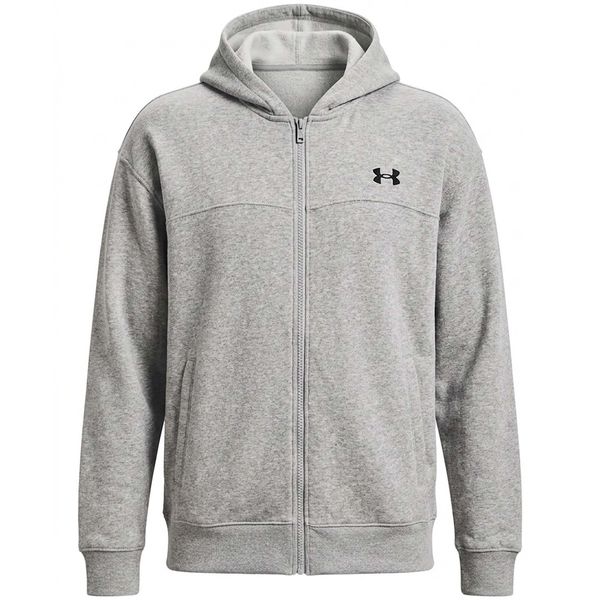 Bluza Under Armour Ua Rival Lw Fz Dorośli. Szare bluzy z kapturem Under Armour, s, bez wzorów, z bawełny, z kapturem. Za 360.99 zł.