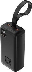 Wozinsky W8-W 30000 mAh z latarką 30W czarny. Czarne powerbanki . Za 99.90 zł.