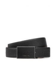 Calvin Klein Pasek Męski Leather Inlay Plaque Pal 35Mm K50K509766 Czarny. Czarne paski CALVIN KLEIN, bez wzorów, ze skóry. Za 169.99 zł.