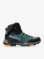 Buty trekkingowe Dolomite Vernale Leather High GTX. Niebieskie buty turystyczne Dolomite, bez wzorów, z gore-texu, bez zapięcia, trekkingowe, gore-tex. Za 1,059.99 zł.