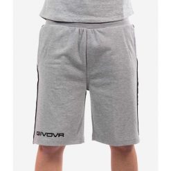 Givova Sportowe Szorty Jasnoszare XL - Oddychające i Lekkie. Szare krótkie spodenki sportowe Givova, xl, bez wzorów, z bawełny. Za 104.34 zł.