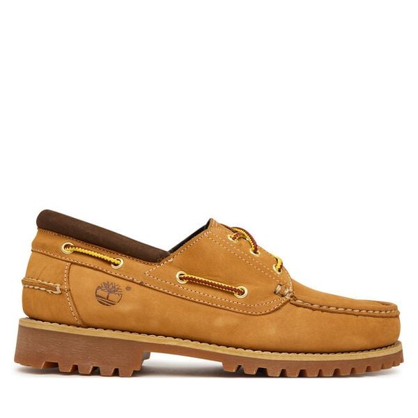 Półbuty Timberland. Brązowe eleganckie półbuty Timberland, bez wzorów, bez obcasa, bez zapięcia. Za 859.99 zł.